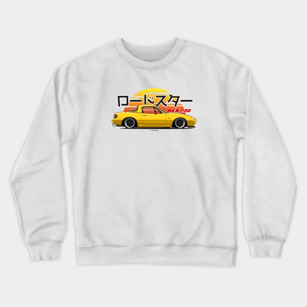 Mx-5 Miata Na Crewneck Sweatshirt by LpDesigns_